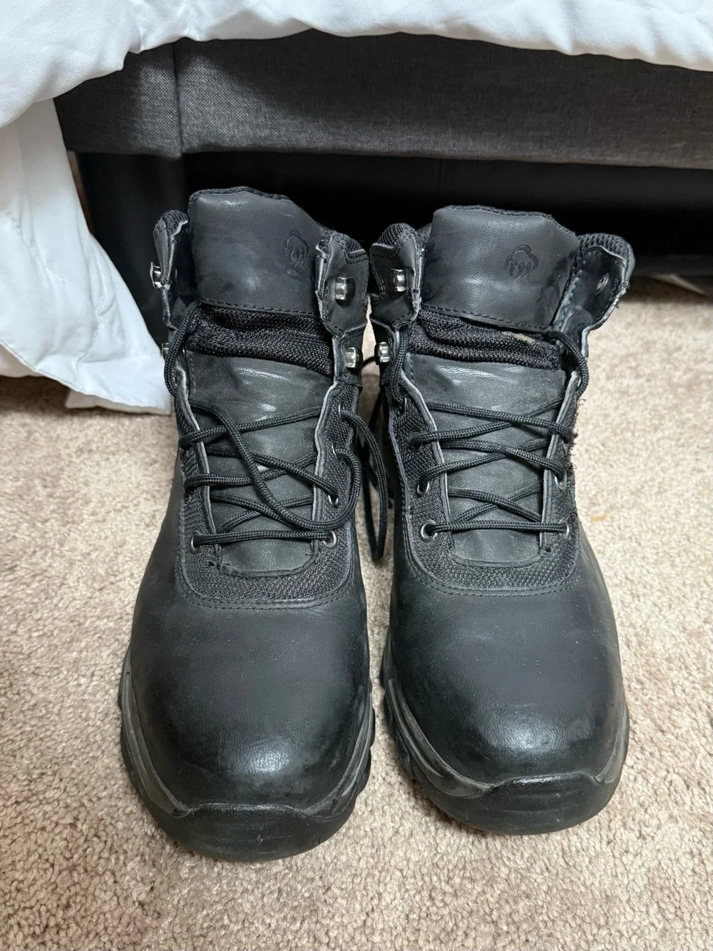 Wolverine Black Leather Boots